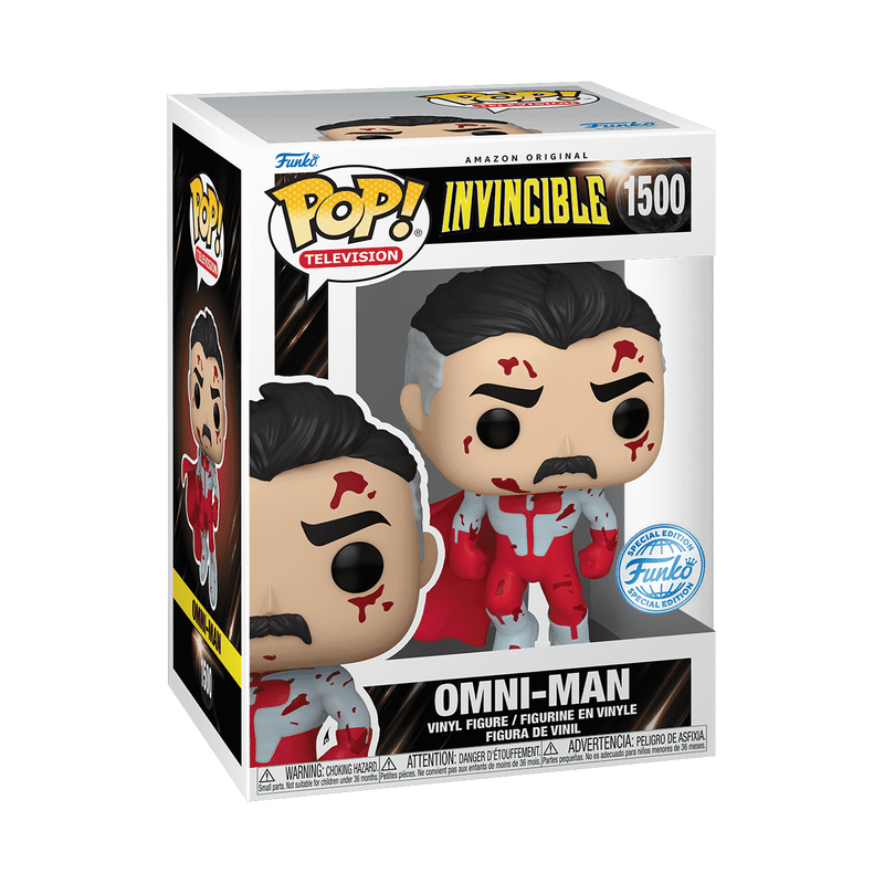 Omni-Man #1500 Special Edition bloody Invincible Funko Pop in original box