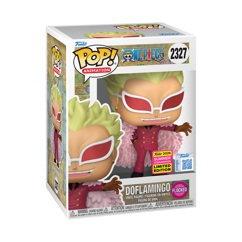 Doflamingo #2327 SDCC 26 One Piece Funko Pop in original box