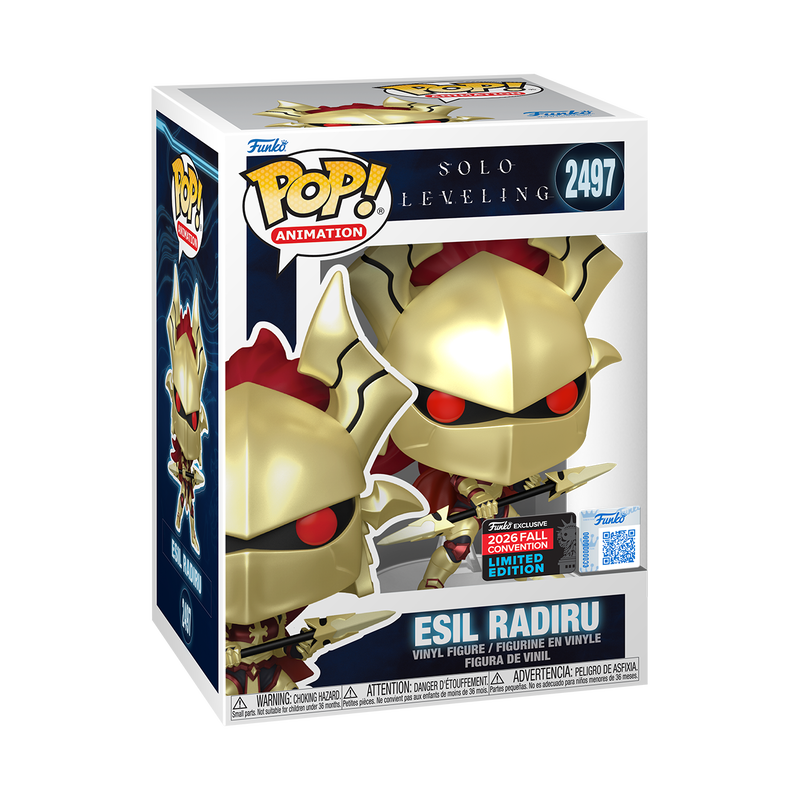 Esil Radiru #2497 NYCC 2026 Solo Leveling Funko Pop in original box