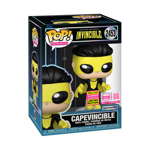 Capevincible #2453 Invincible Funko Pop, sealed in hard stack
