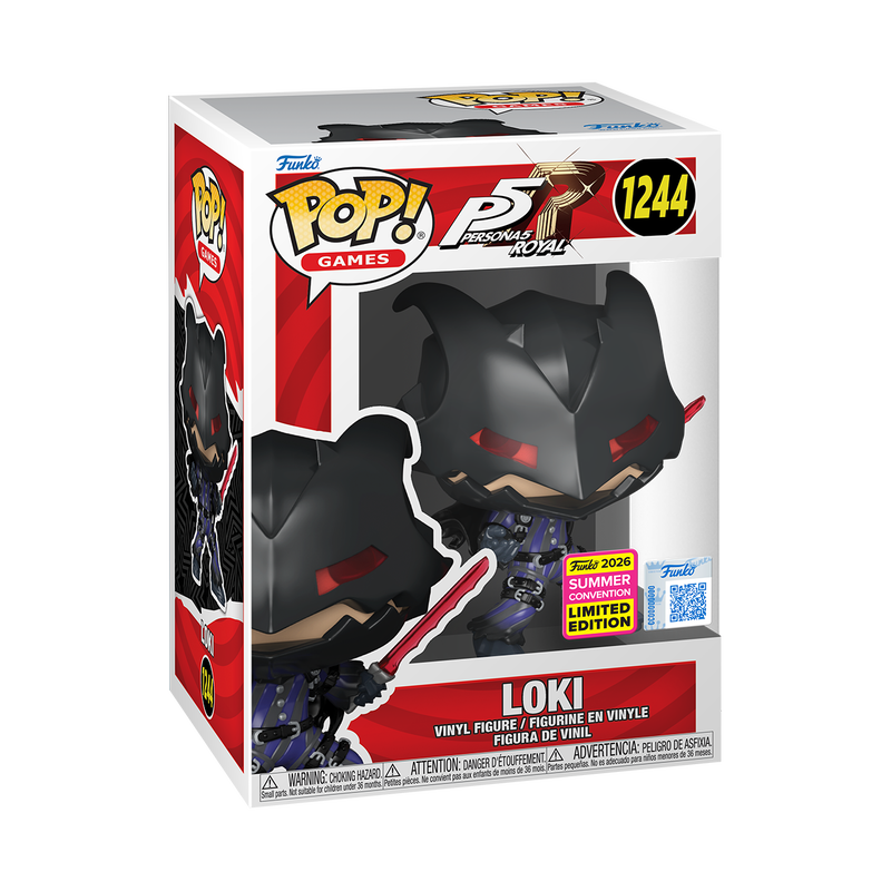 Loki #1244 SDCC 26 Persona Funko Pop in original box