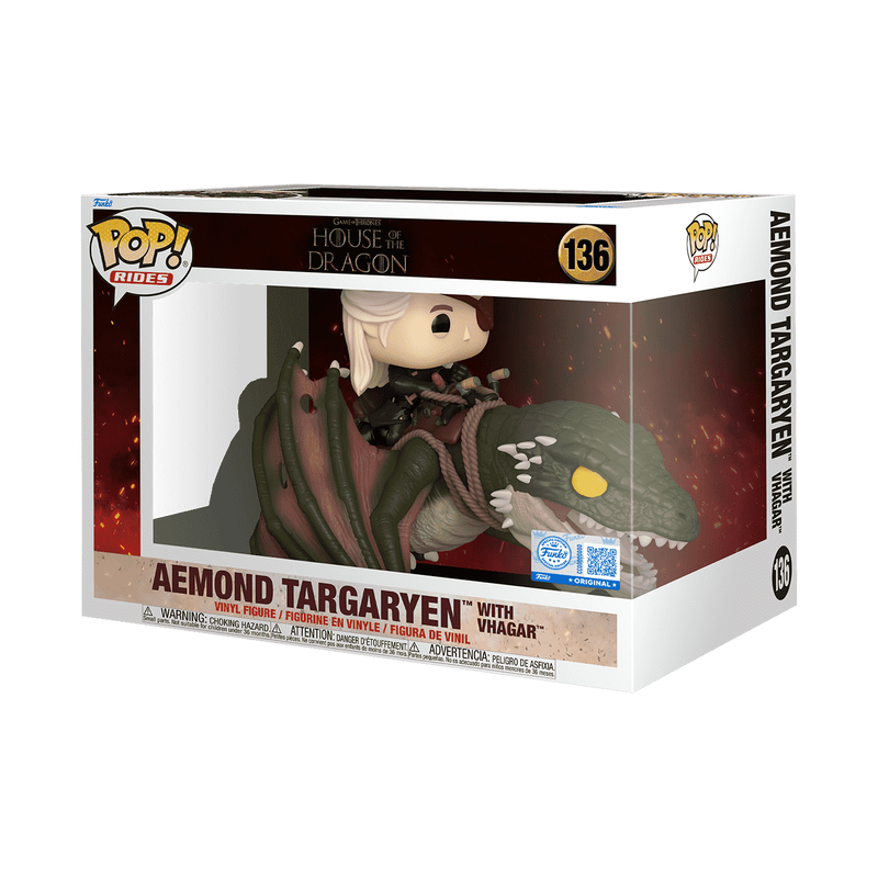 Aemond Targaryen with Vhagar #136 Funko Pop