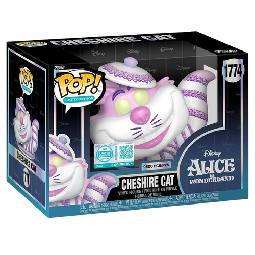 Cheshire Cat #1774 limited edition Alice in Wonderland Funko Pop in original box